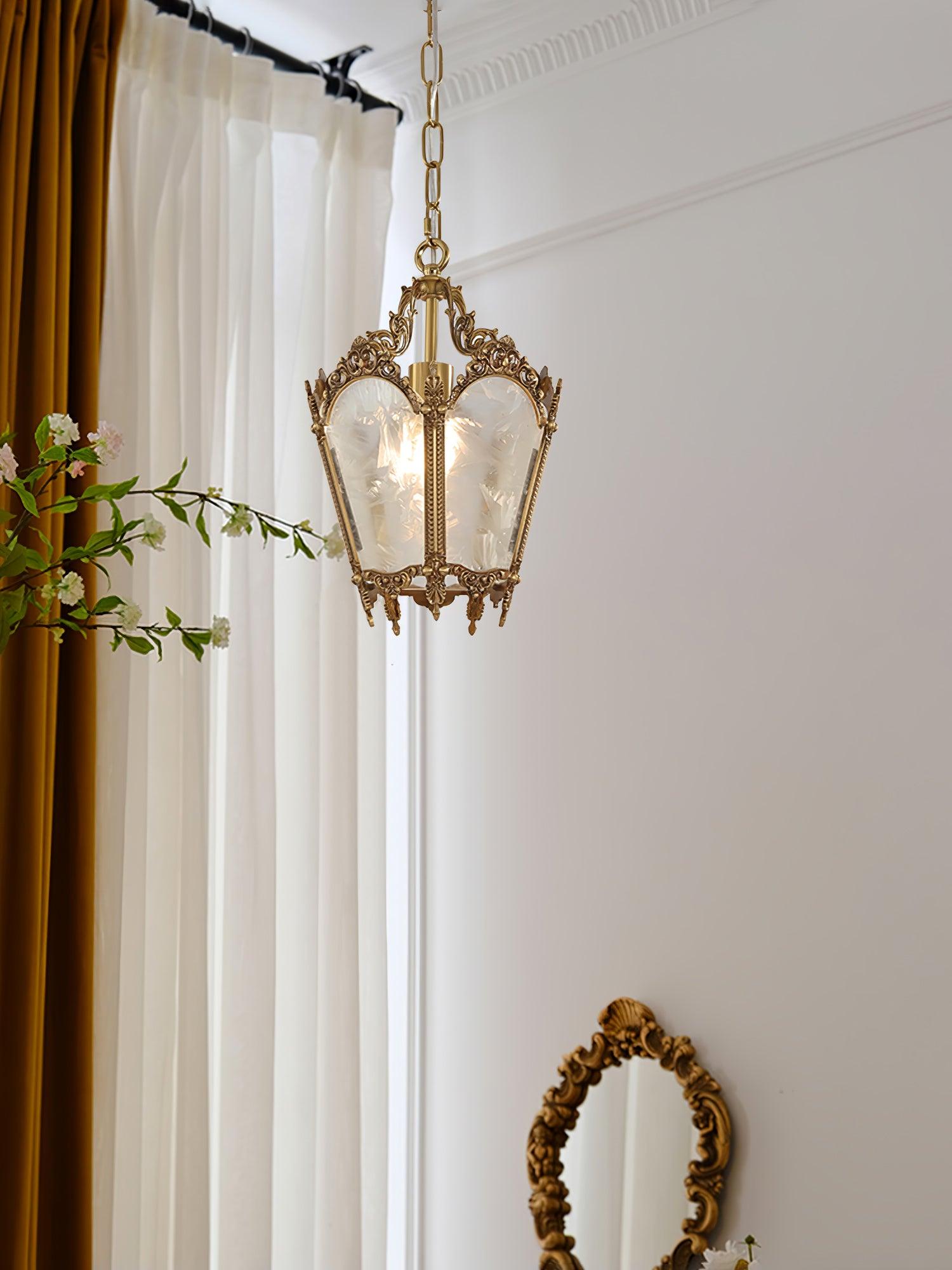 Lustra Pendelleuchte Messing Empire Antik Elegant-Letslighting