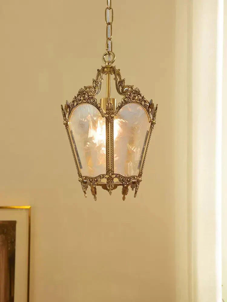 Lustra Pendelleuchte Messing Empire Antik Elegant-Letslighting