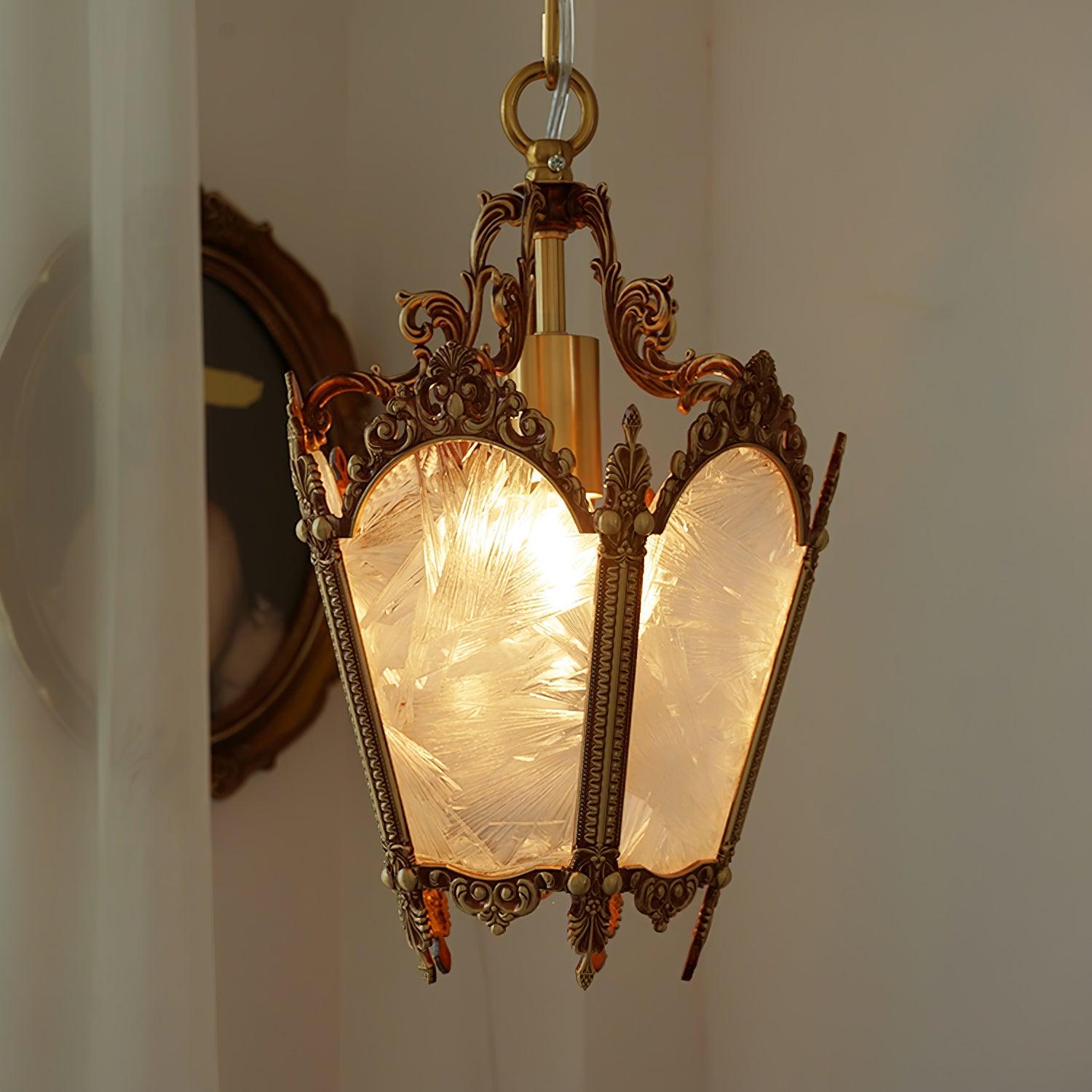 Lustra Pendelleuchte Messing Empire Antik Elegant-Letslighting