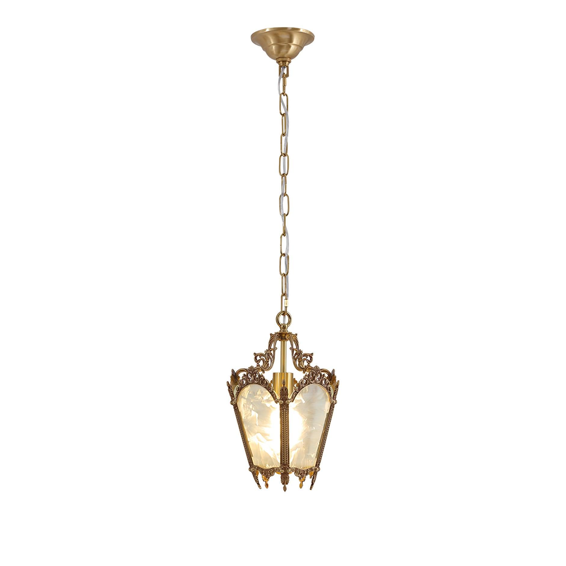 Lustra Pendelleuchte Messing Empire Antik Elegant-Letslighting