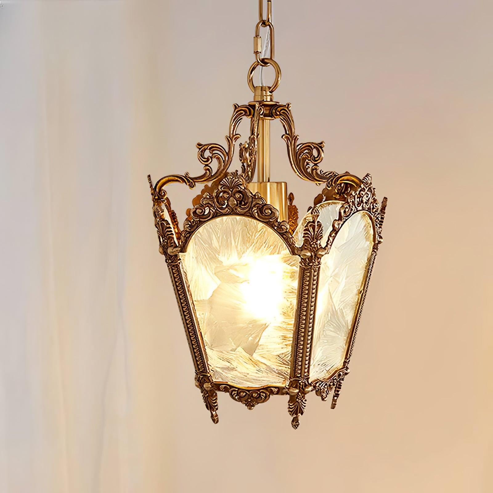 Lustra Pendelleuchte Messing Empire Antik Elegant-Letslighting