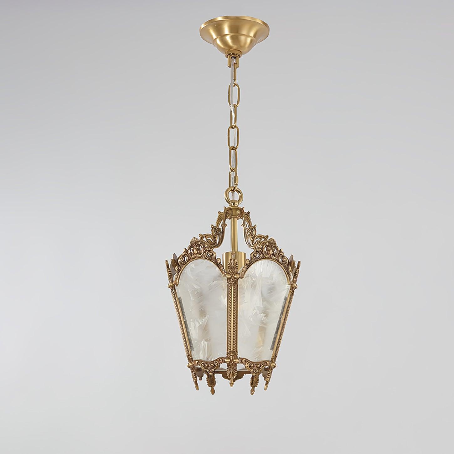 Lustra Pendelleuchte Messing Empire Antik Elegant-Letslighting
