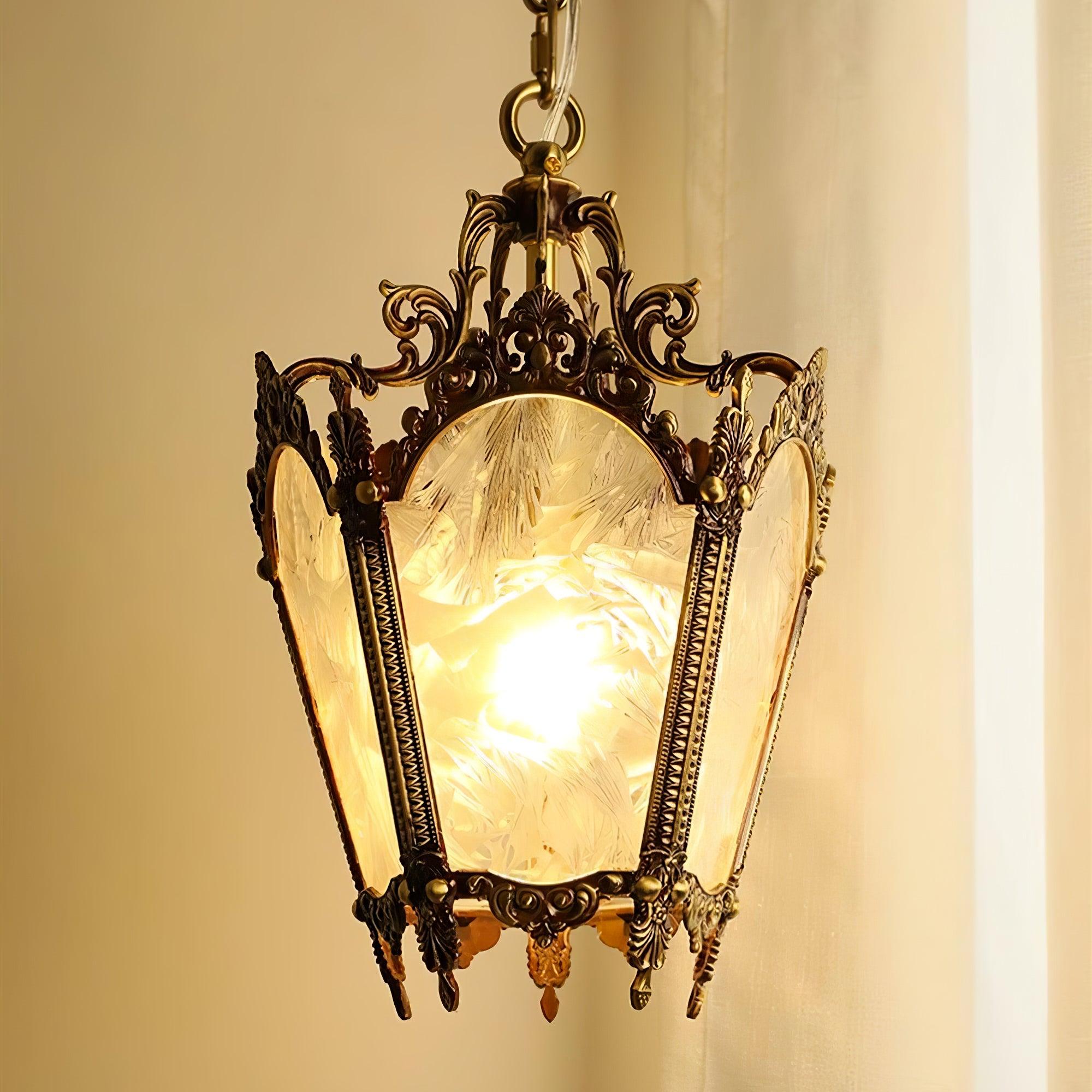 Lustra Pendelleuchte Messing Empire Antik Elegant-Letslighting