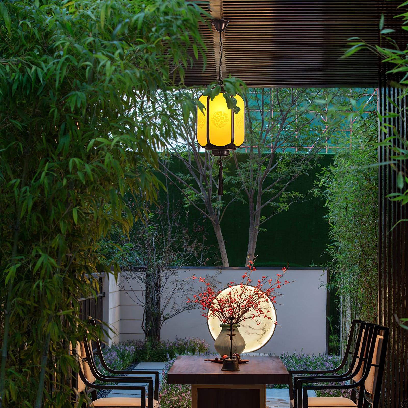 Solara Pendelleuchte Antike Laterne Outdoor Rustikal-Letslighting