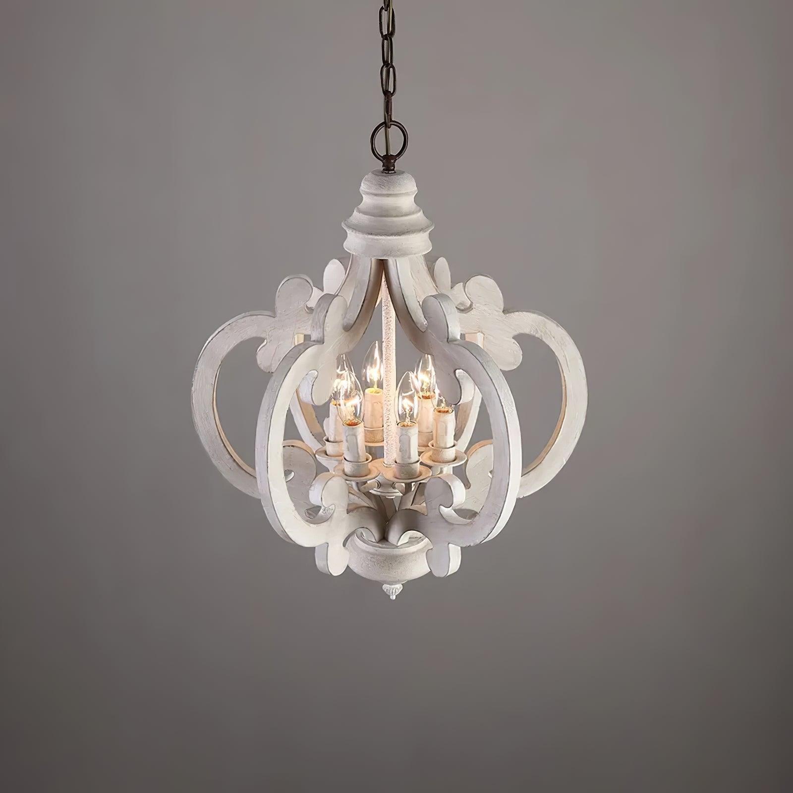Lustra Kronleuchter Holz Vintage-Letslighting