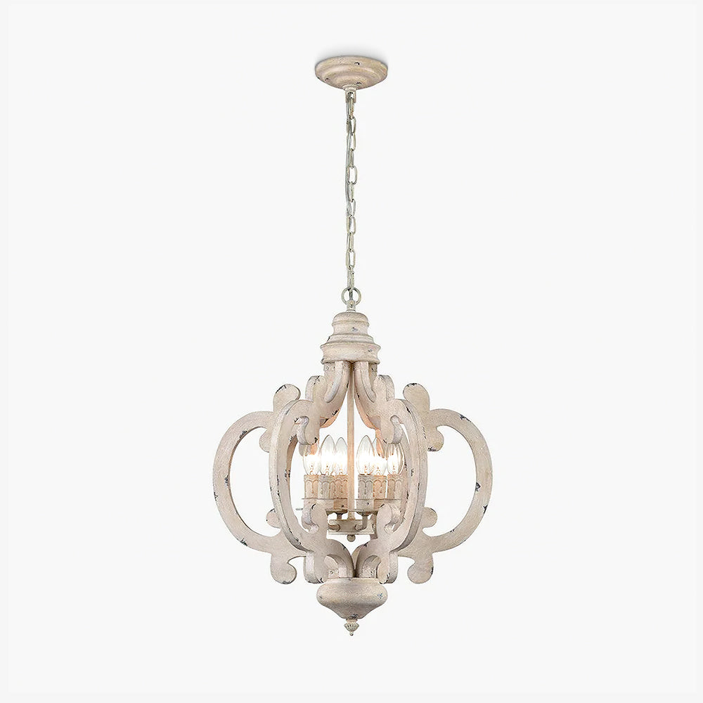 Lustra Kronleuchter Holz Vintage-Letslighting