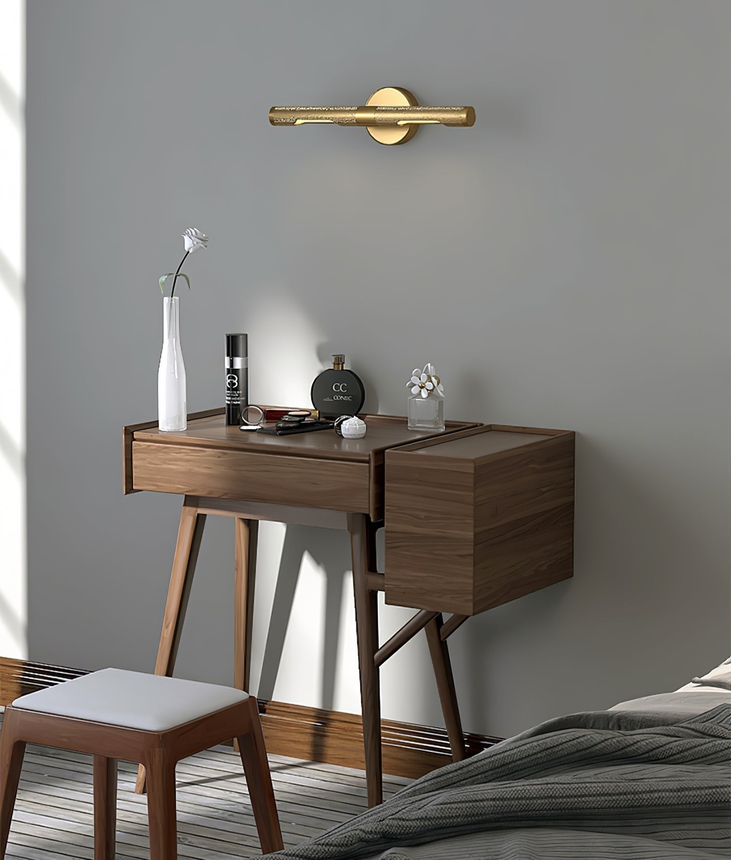 Solvain Moderne Messing LED Wandleuchte-Letslighting