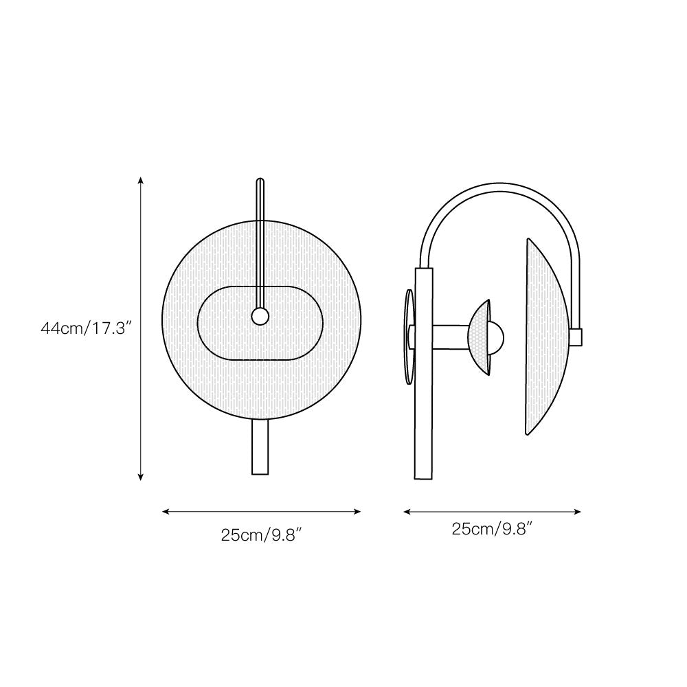 Norduvyn Minimalistische Glas-Wandleuchte-Letslighting