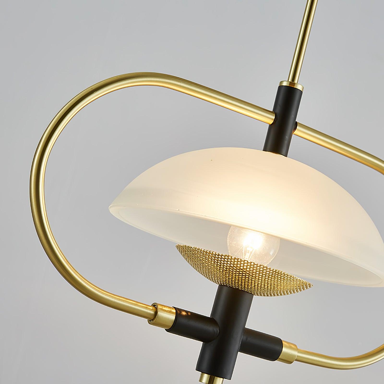 Cuvenara Nordisch Kunst Klassisch Glas Pendelleuchte-Letslighting
