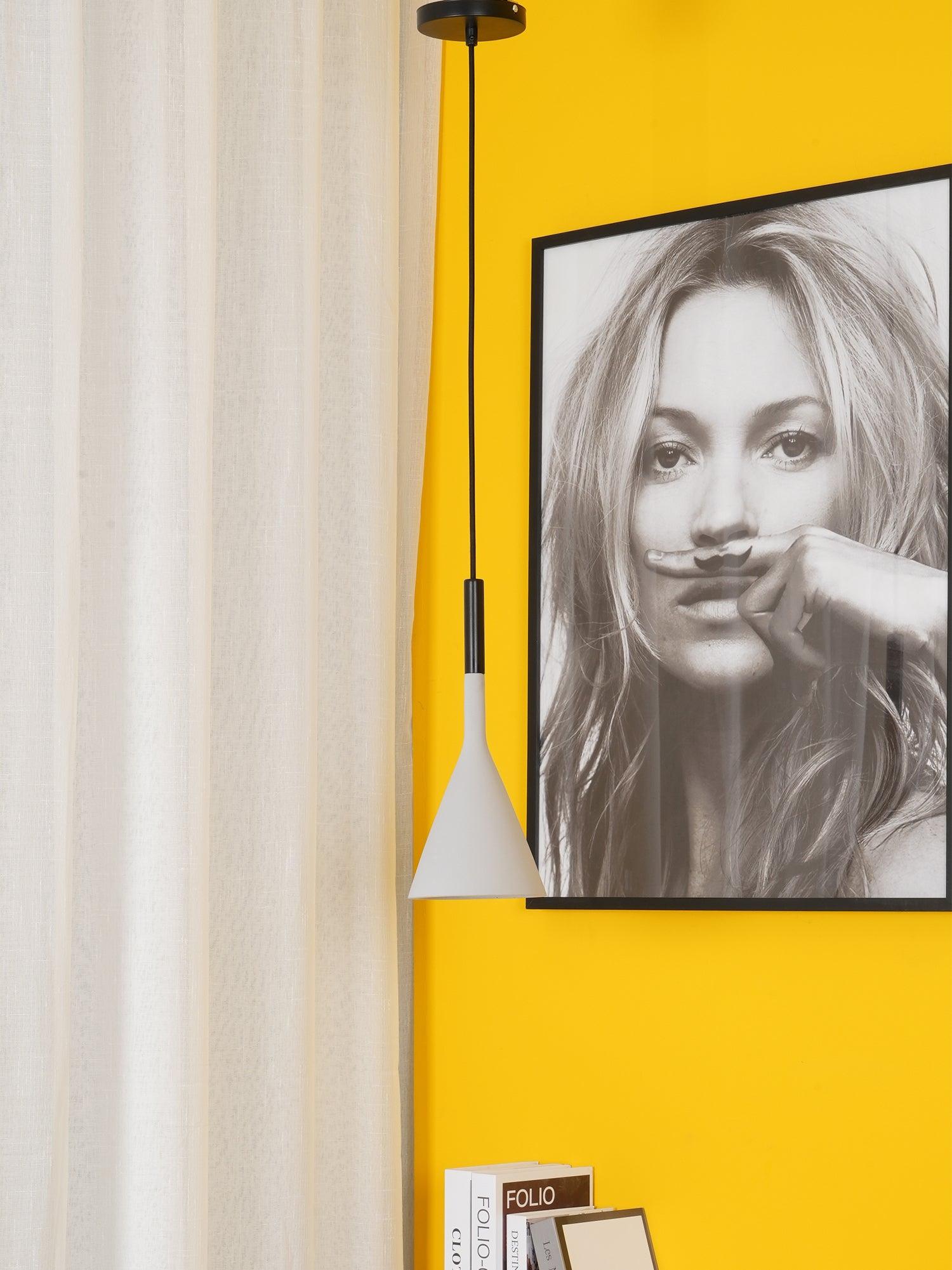 Conical Concrete Pendant Light - Blowlighting