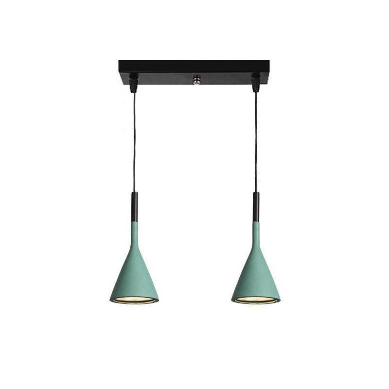 Conical Concrete Pendant Light - Blowlighting