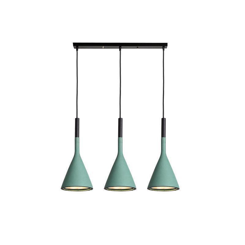 Conical Concrete Pendant Light - Blowlighting