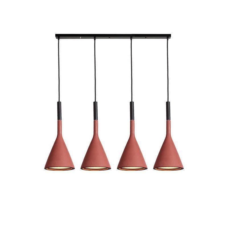 Conical Concrete Pendant Light - Blowlighting