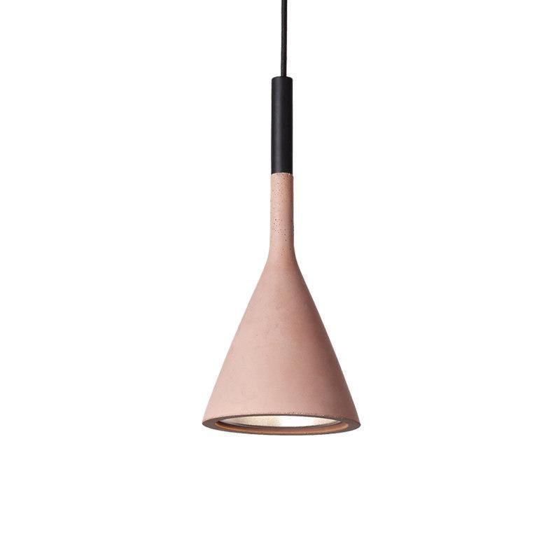 Conical Concrete Pendant Light - Blowlighting