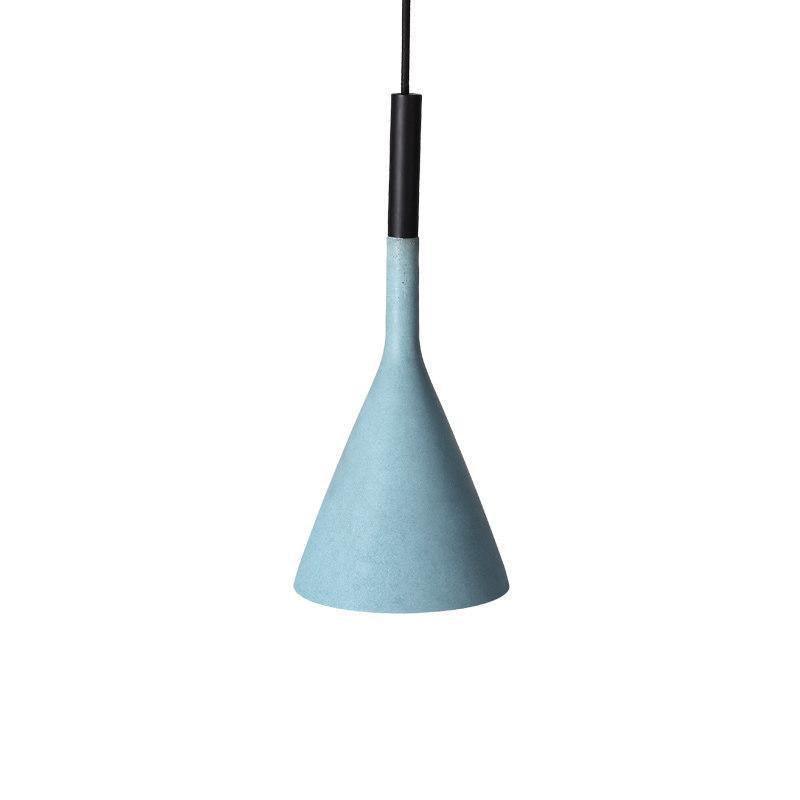 Conical Concrete Pendant Light - Blowlighting