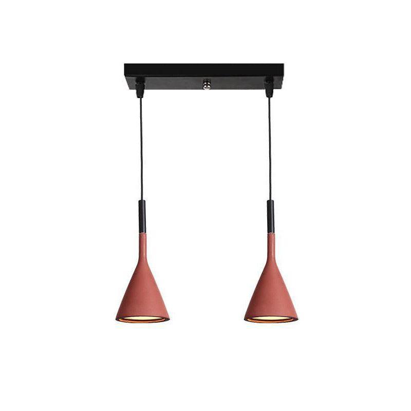 Conical Concrete Pendant Light - Blowlighting