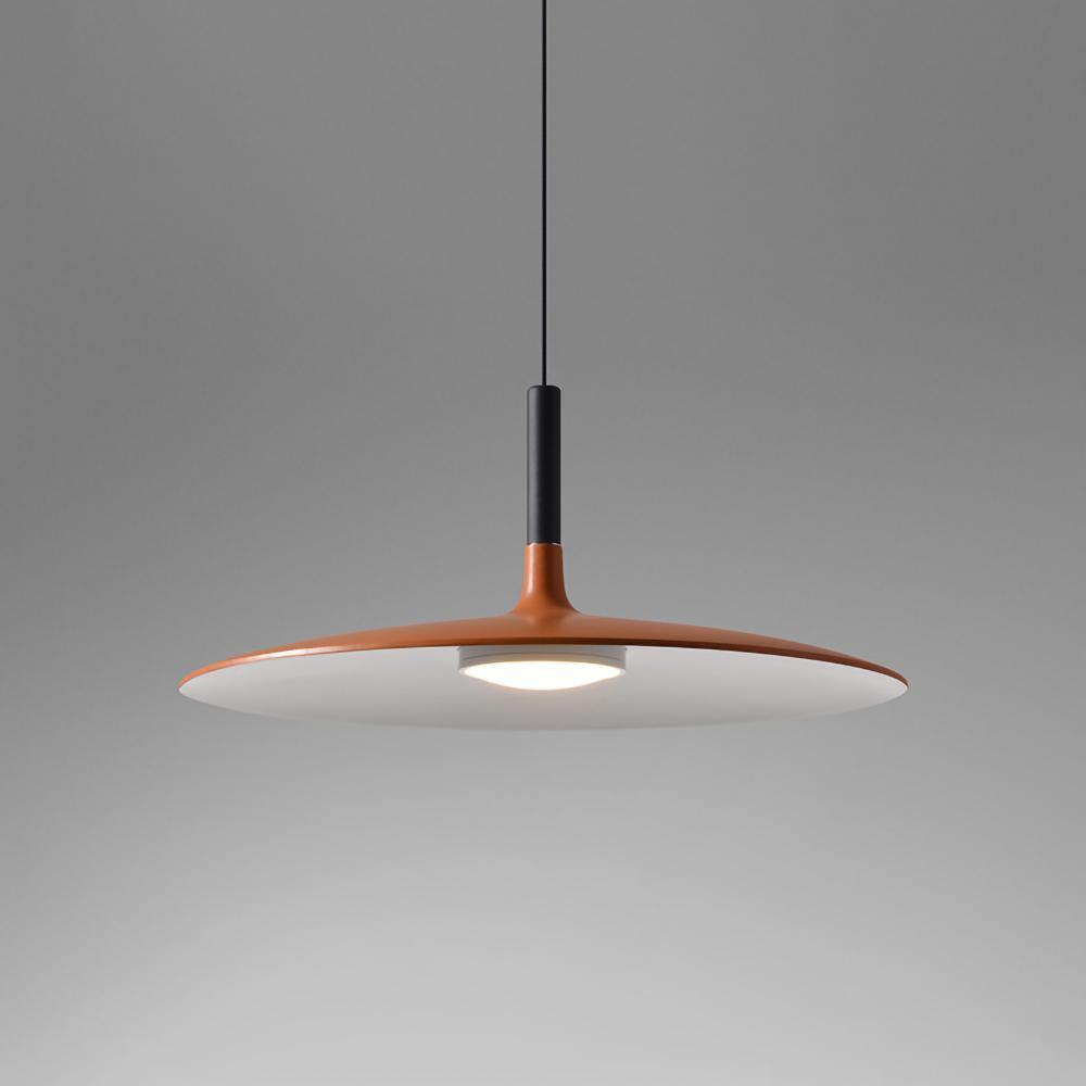 Lustra Pendelleuchte Aluminium Flach Scheibe-Letslighting