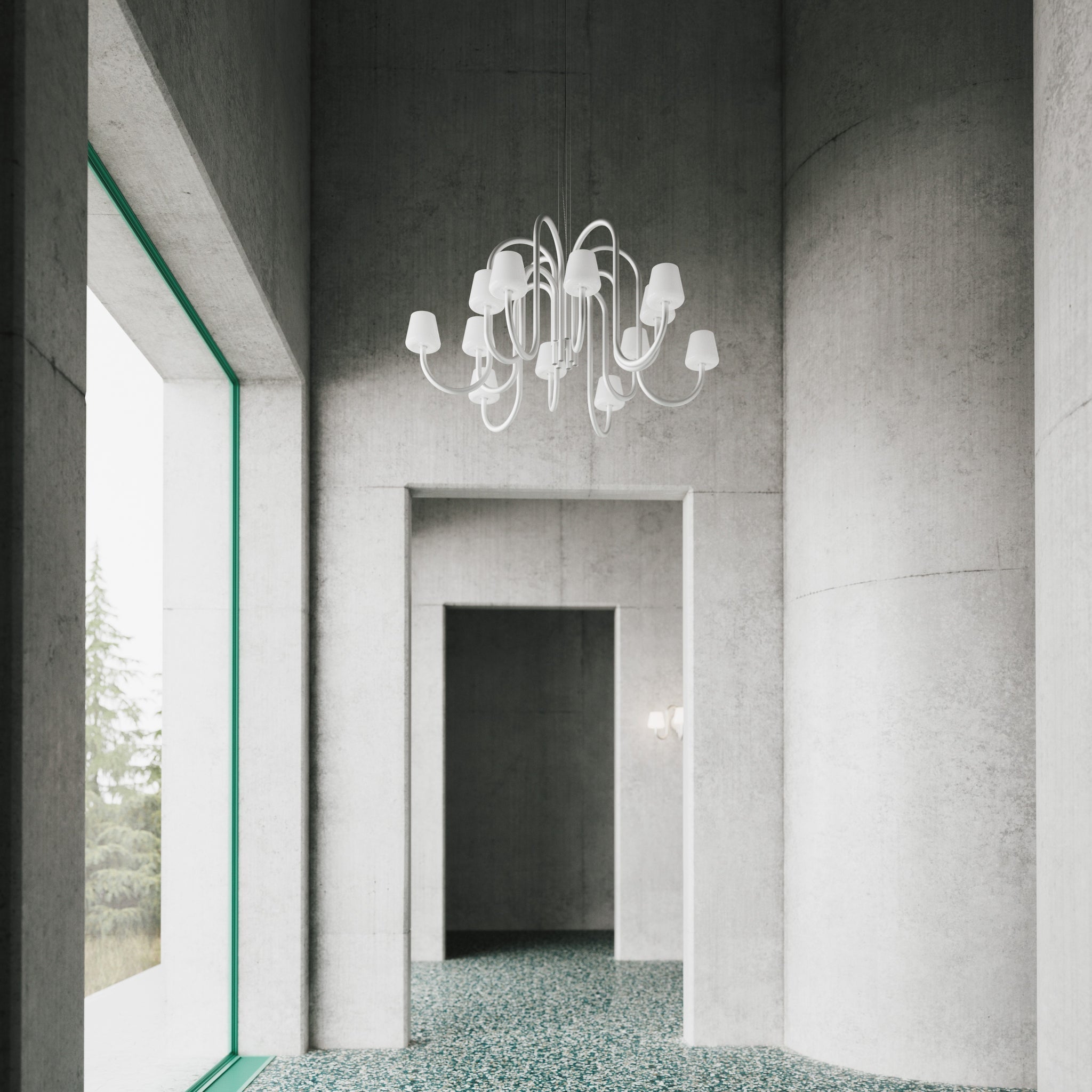Ostruvyn Moderner Glas-Kronleuchter-Letslighting