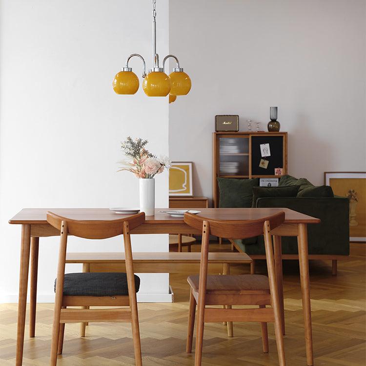 Lustra Kronleuchter Gelbe Glaskugeln-Letslighting