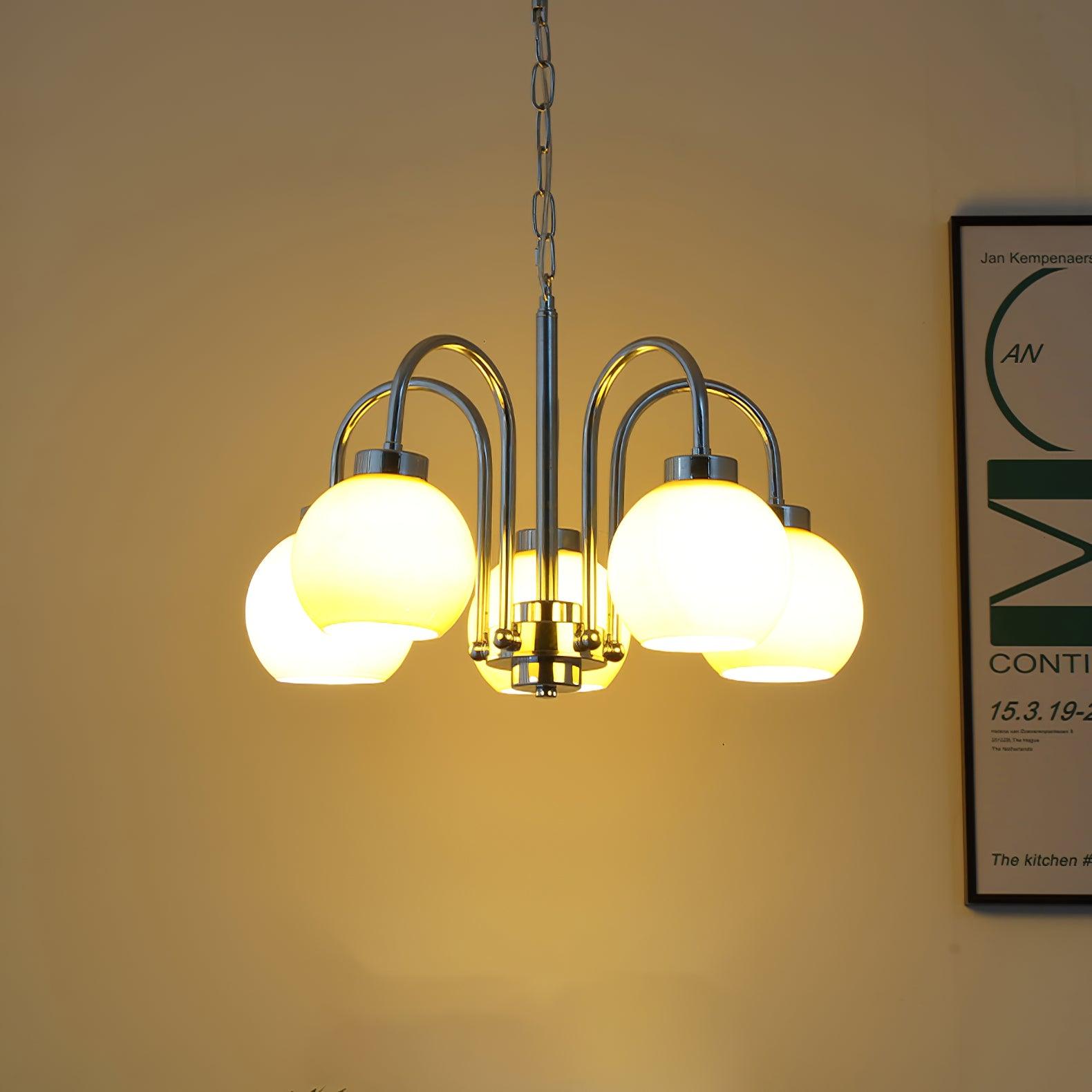 Lustra Kronleuchter Gelbe Glaskugeln-Letslighting