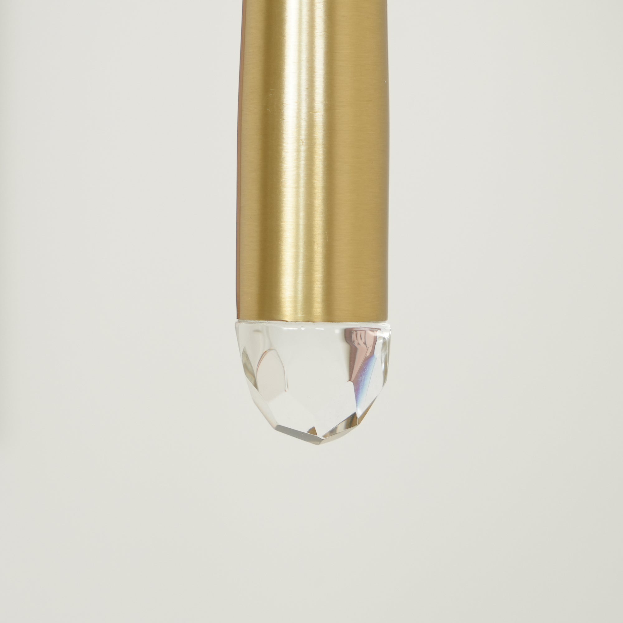 Chandelier Crystal Shade Brass Blackened Silver Luxe Staircase - Letslighting