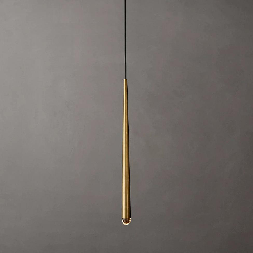 Chandelier Crystal Shade Brass Blackened Silver Luxe Staircase - Letslighting