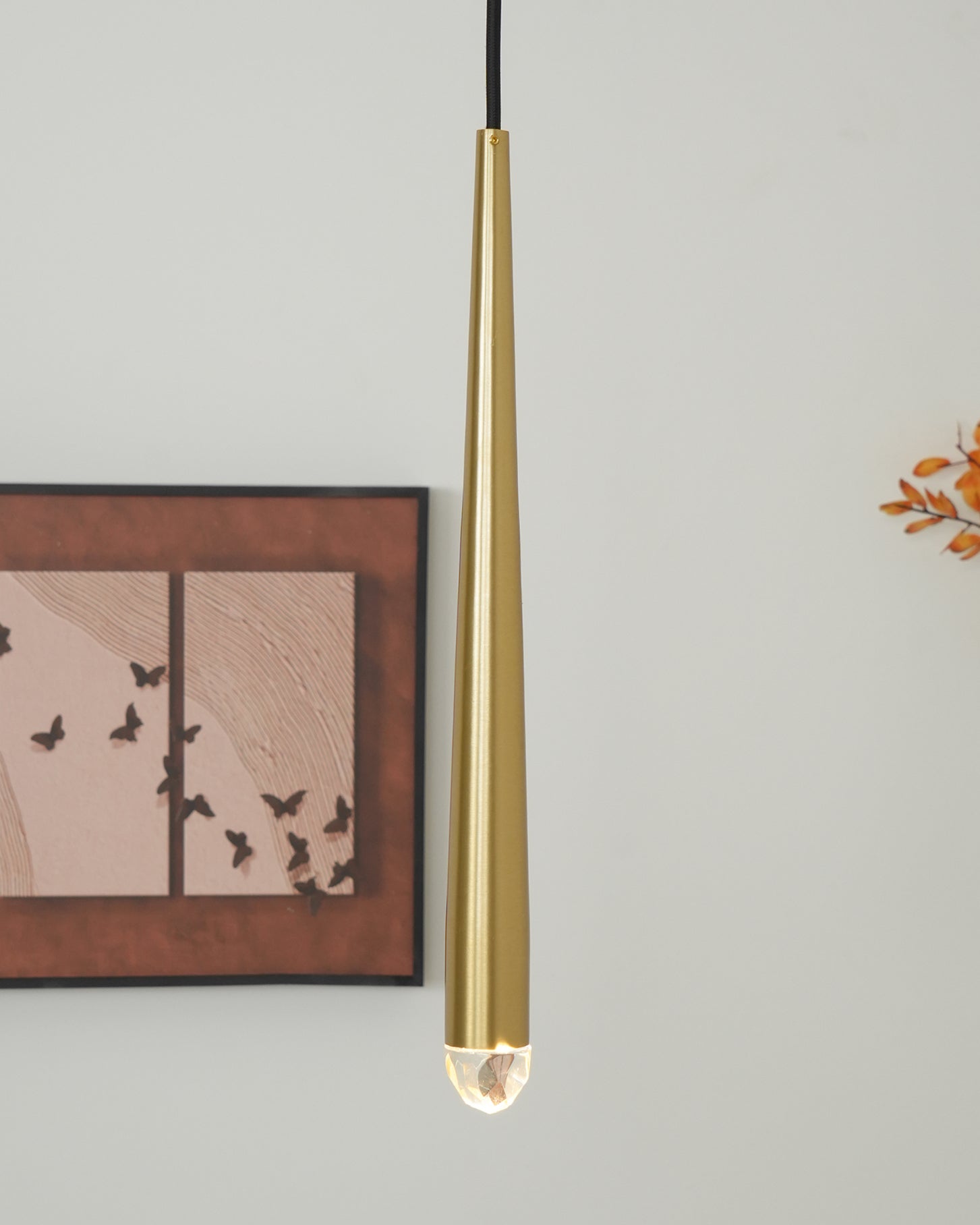 Chandelier Crystal Shade Brass Blackened Silver Luxe Staircase - Letslighting