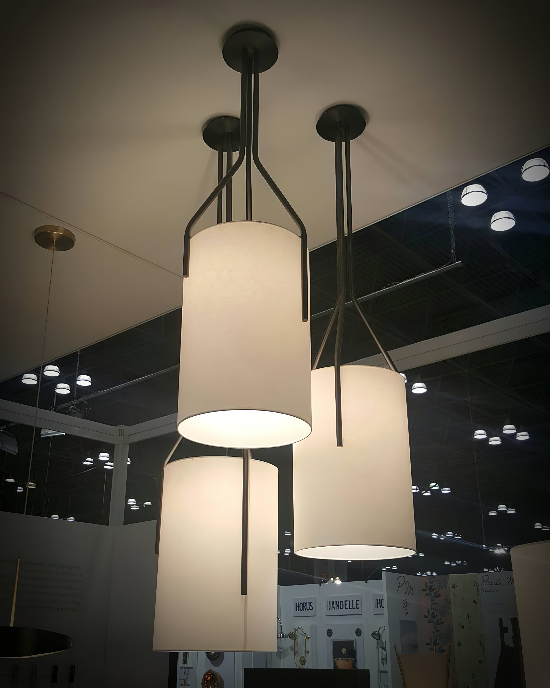 Lustra Kronleuchter LED 3-flammig Messing Modern-Letslighting