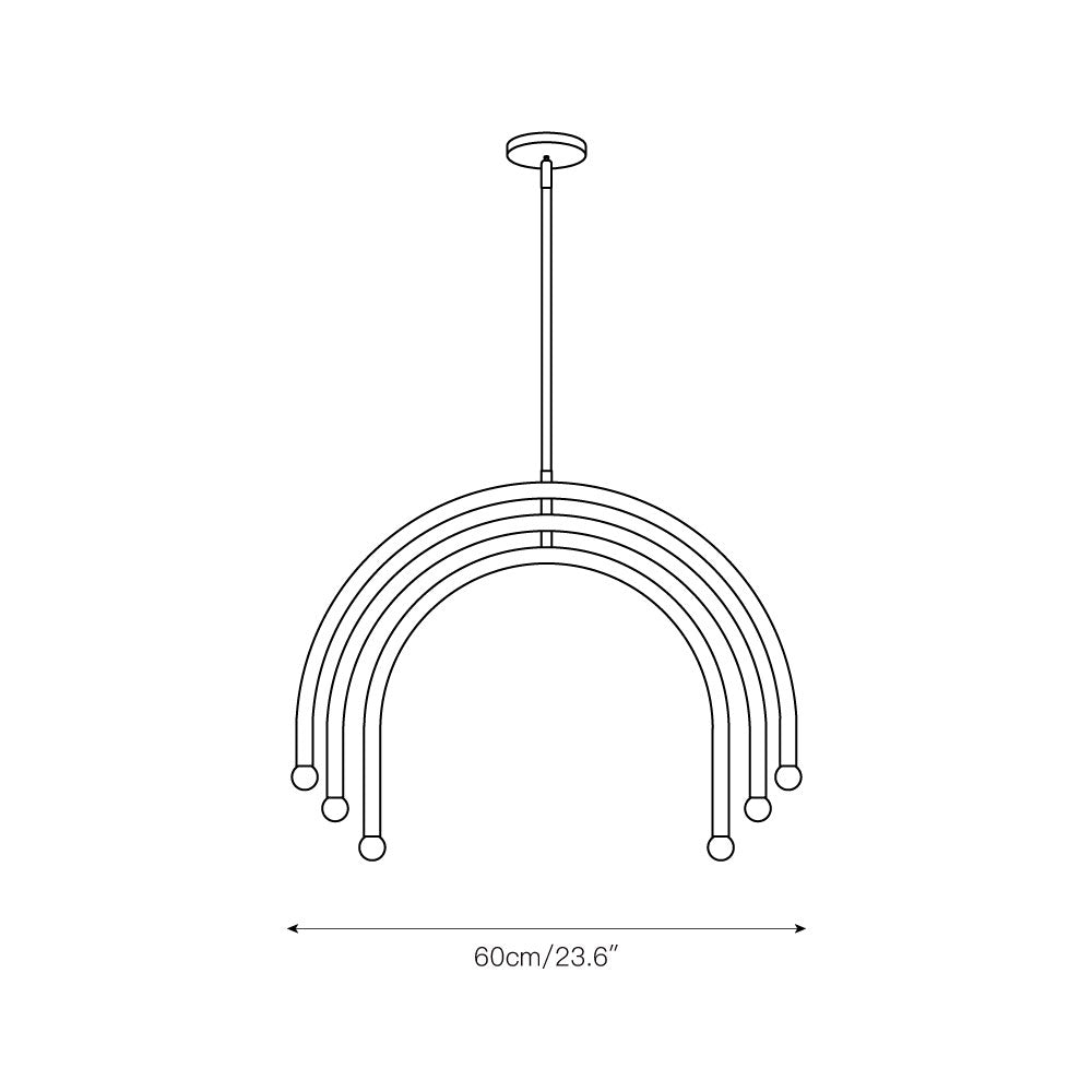 Hadden Minimalistischer Industrieller Messing-Kronleuchter-Letslighting