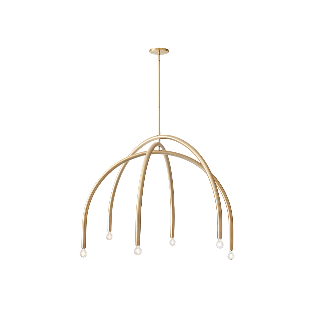 Hadden Minimalistischer Industrieller Messing-Kronleuchter-Letslighting
