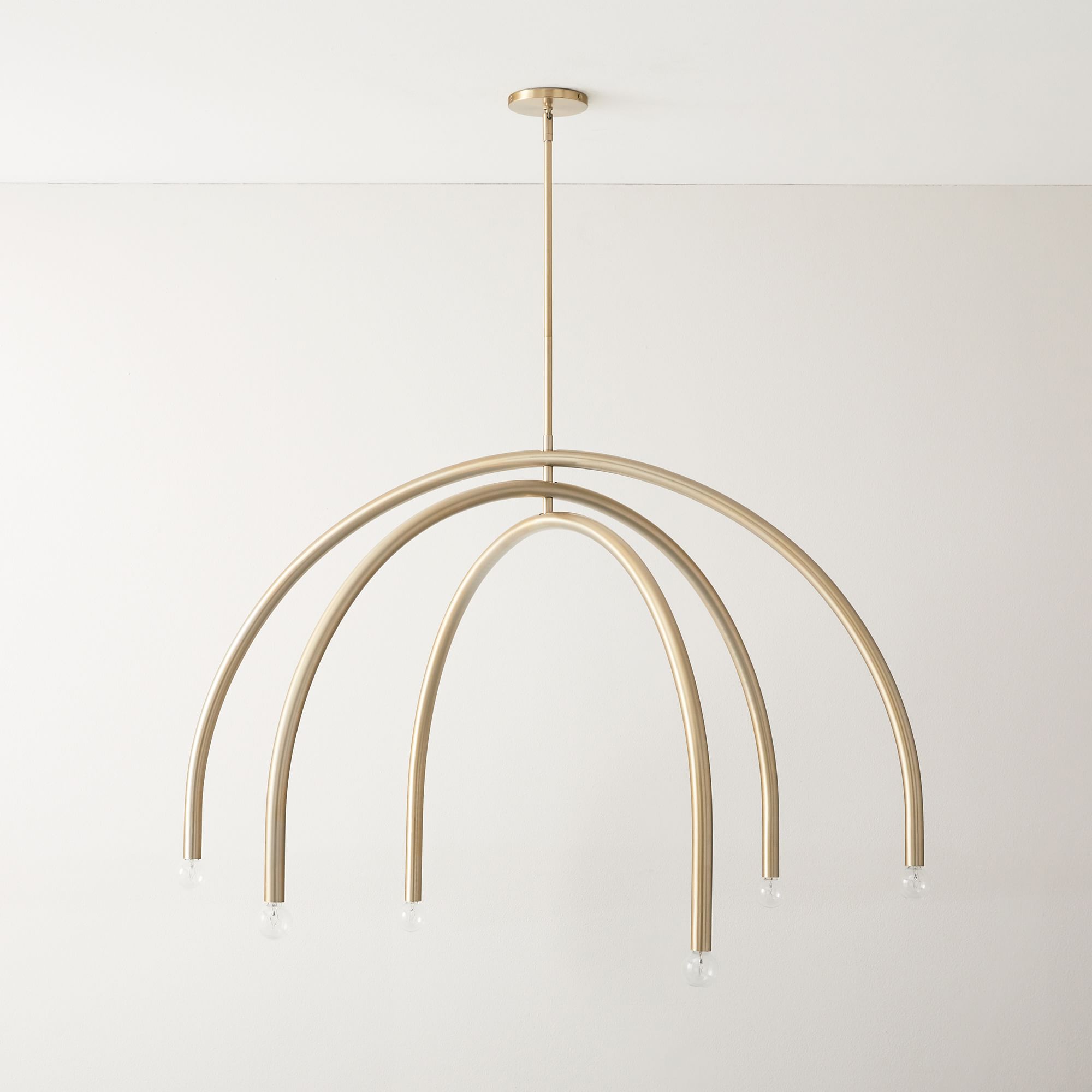 Hadden Minimalistischer Industrieller Messing-Kronleuchter-Letslighting
