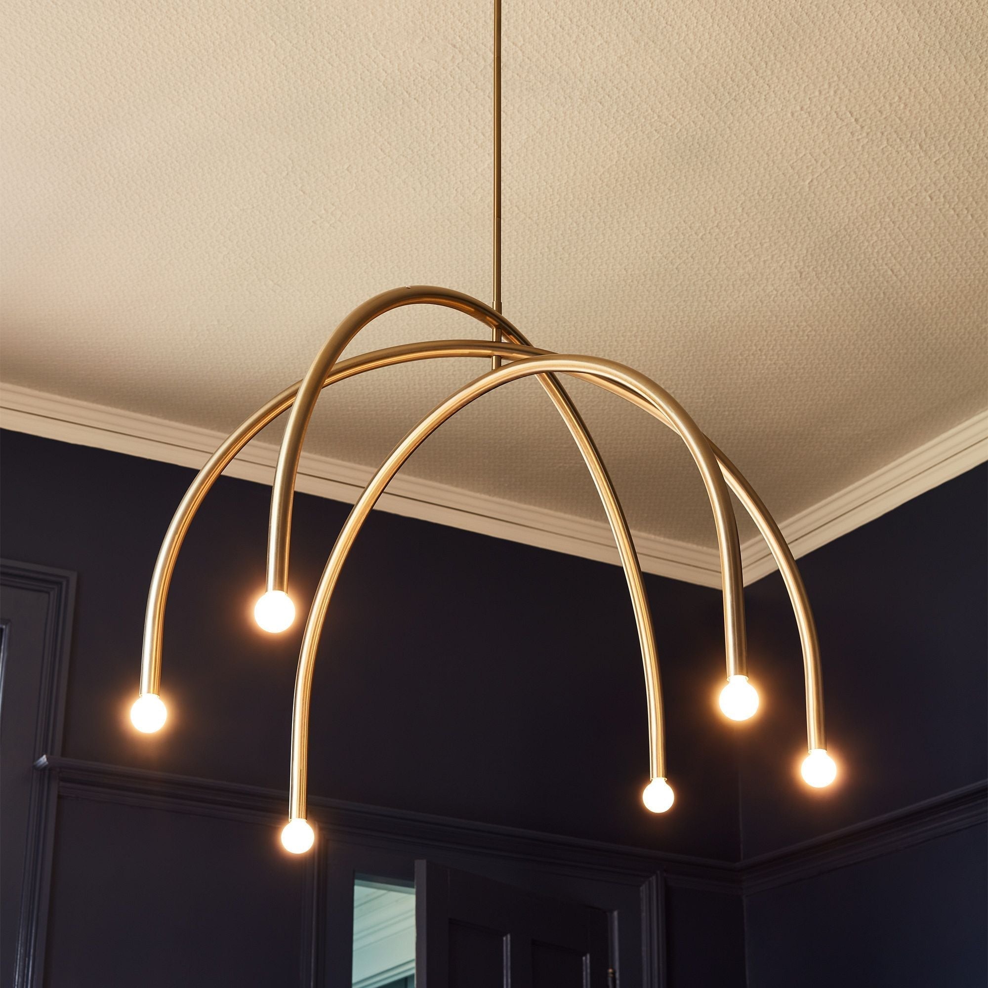 Hadden Minimalistischer Industrieller Messing-Kronleuchter-Letslighting