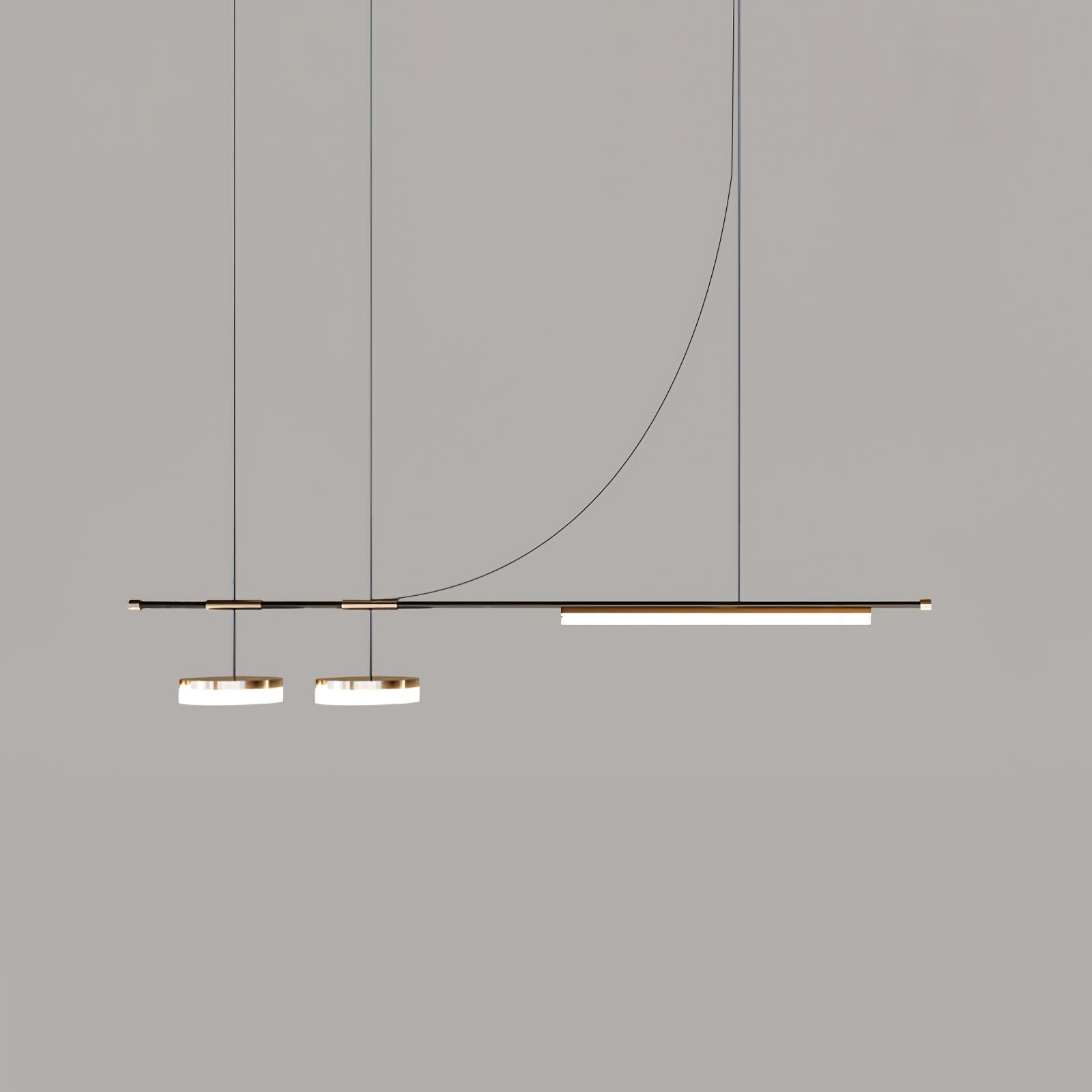 Arc Horizon Island Pendant Light - Blowlighting