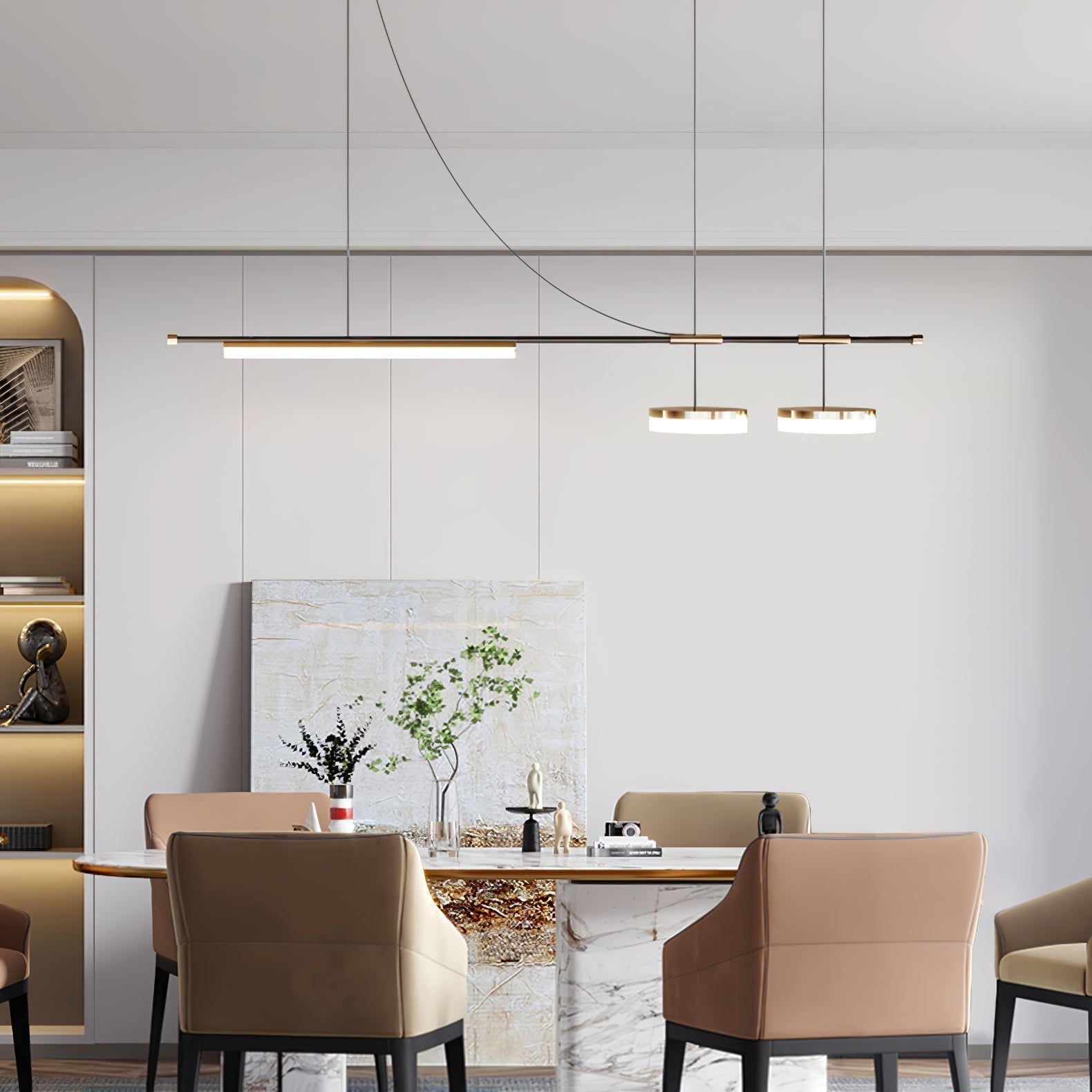 Arc Horizon Island Pendant Light - Blowlighting