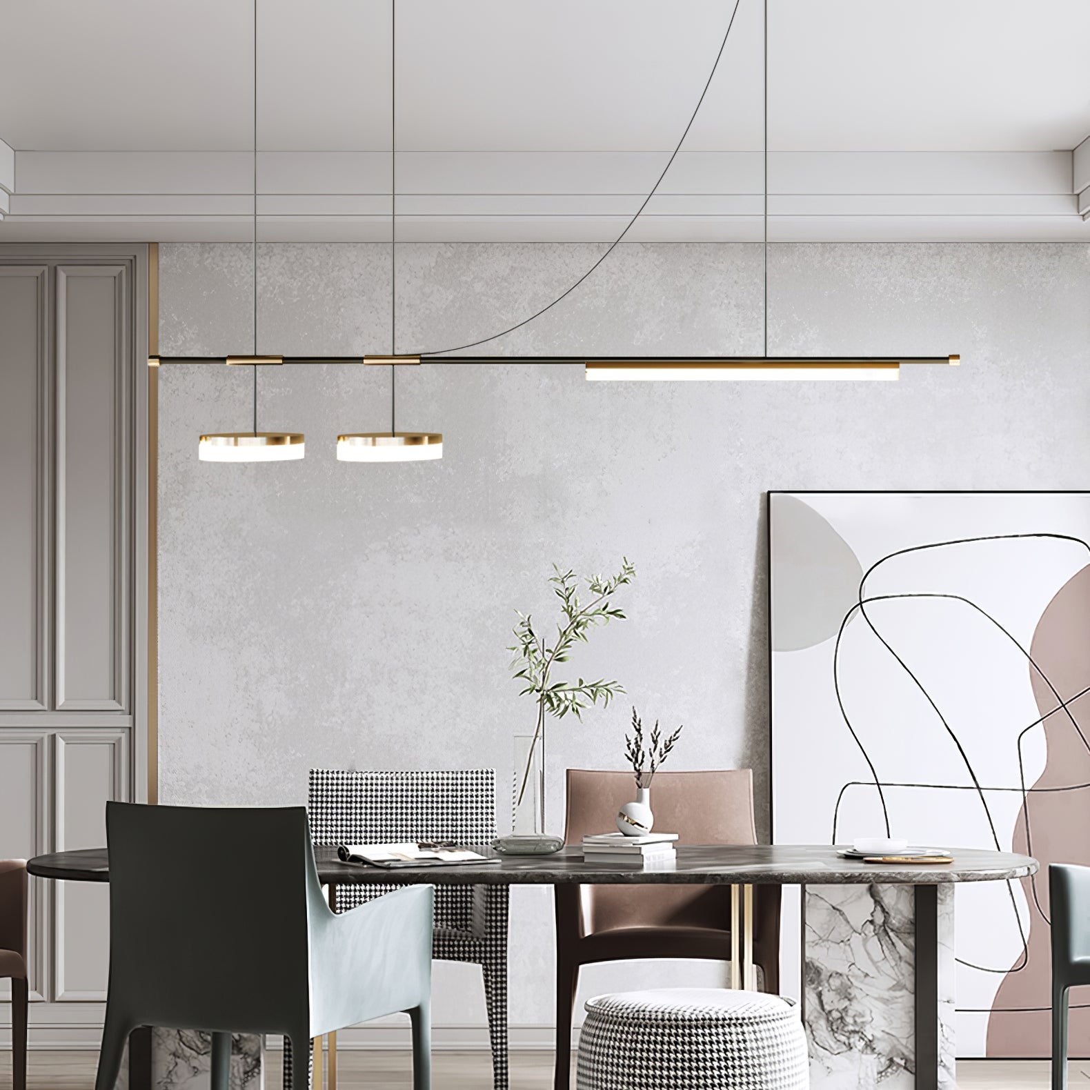 Arc Horizon Island Pendant Light - Blowlighting