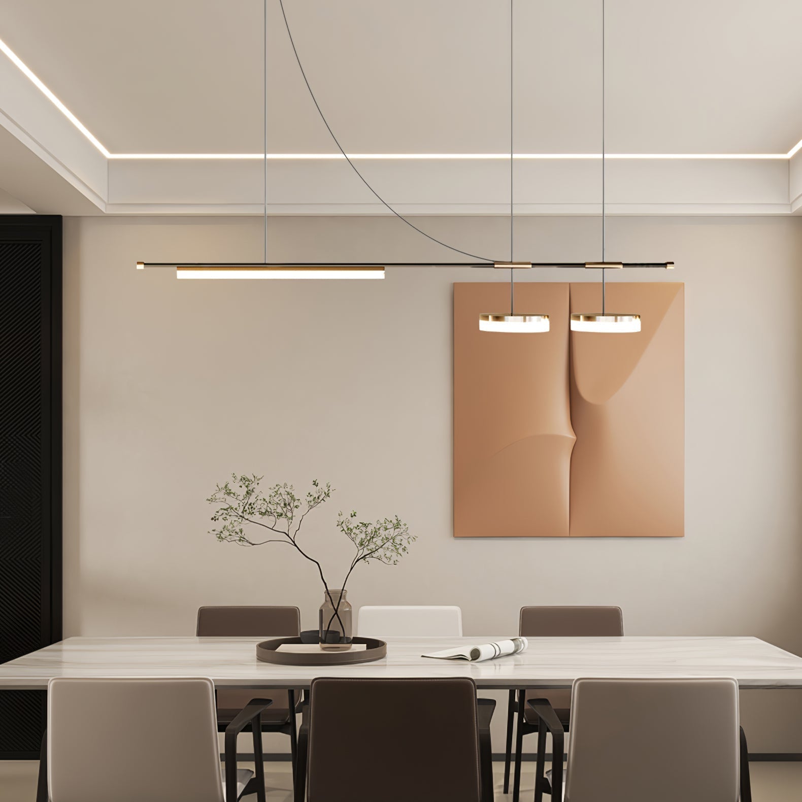 Arc Horizon Island Pendant Light - Blowlighting