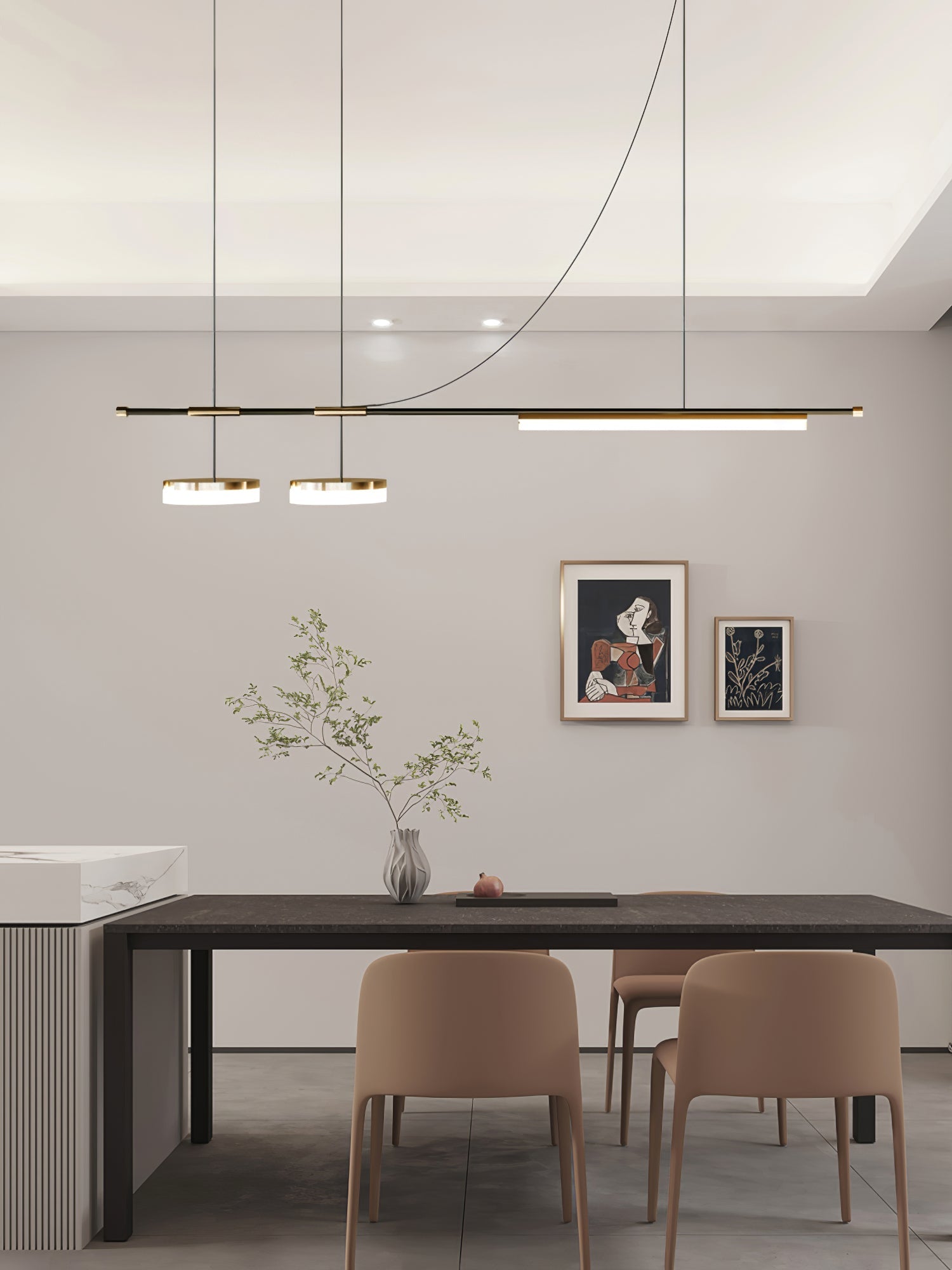 Arc Horizon Island Pendant Light - Blowlighting