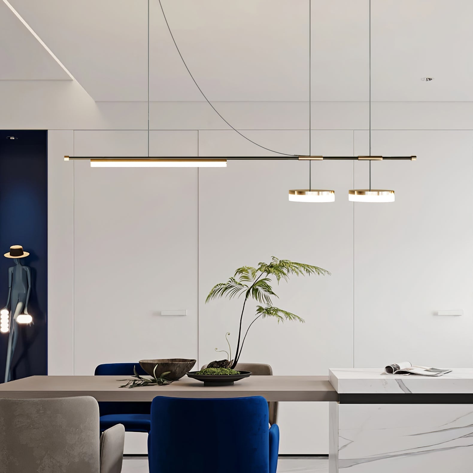 Arc Horizon Island Pendant Light - Blowlighting