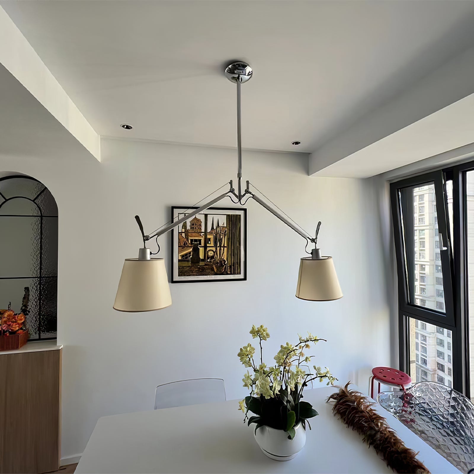 Evmirion Premium Elegance Stoff-Pendelleuchte-Letslighting