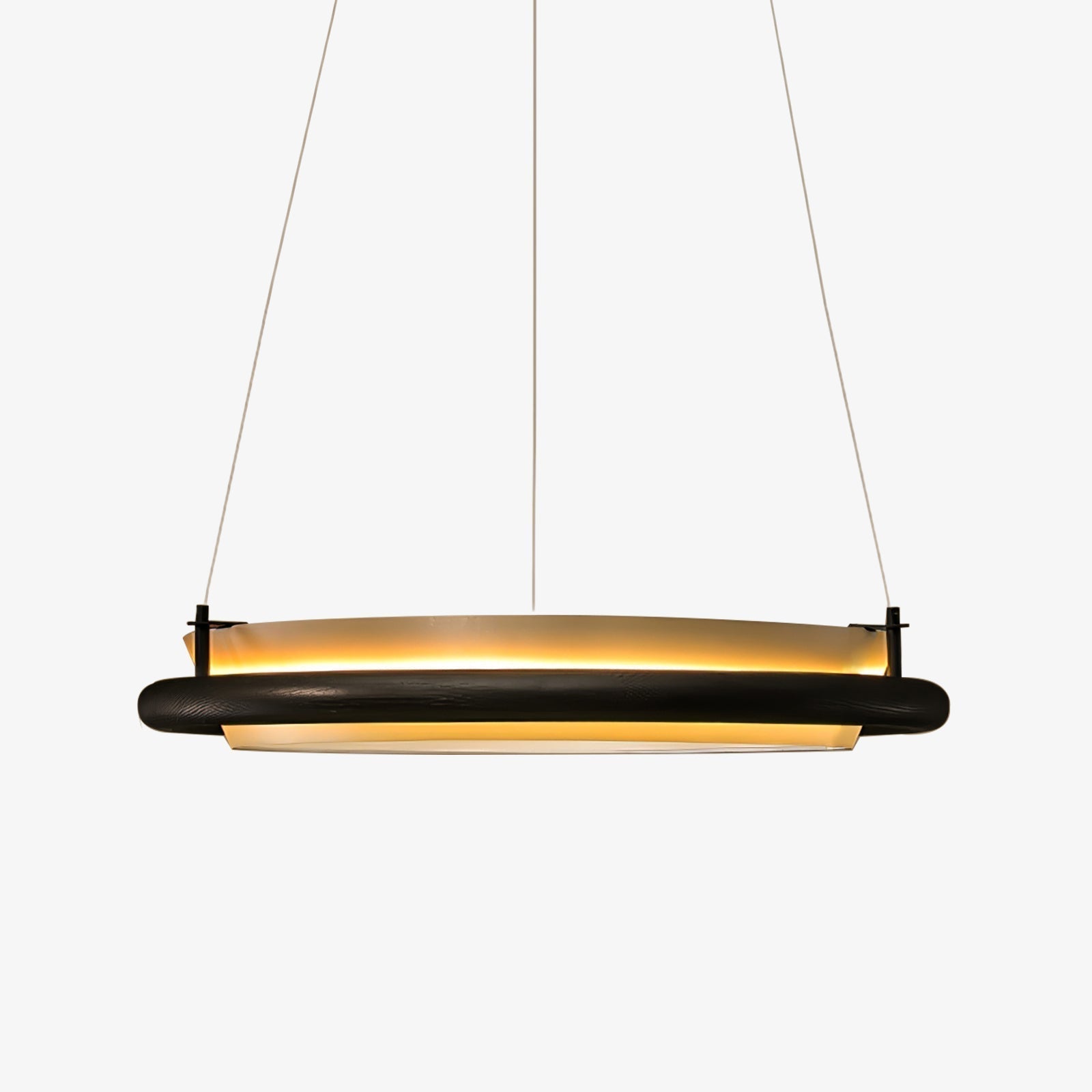 Olvelila Kreisförmige Pendelleuchte aus Holz-Letslighting