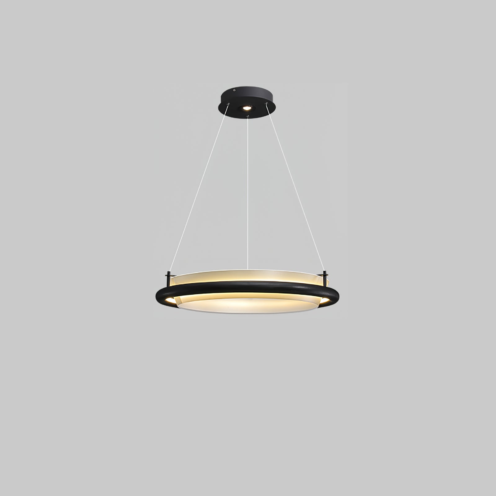 Olvelila Kreisförmige Pendelleuchte aus Holz-Letslighting