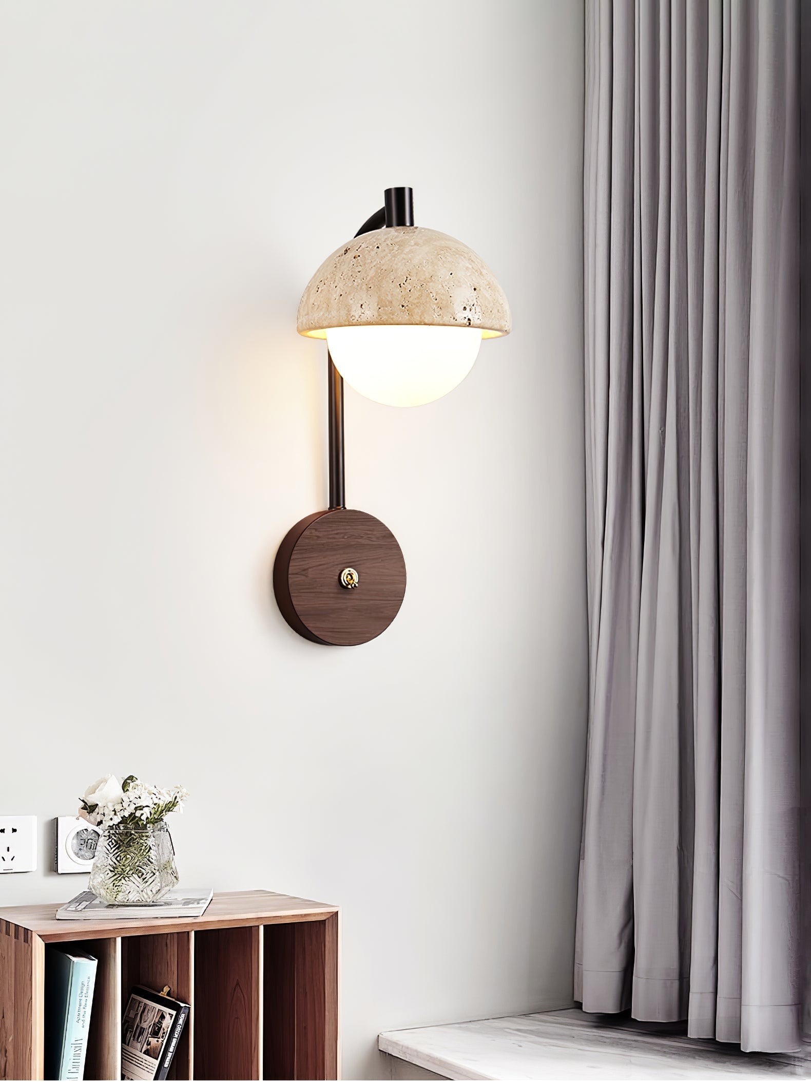 Arlo Travertine Wall Light - Blowlighting