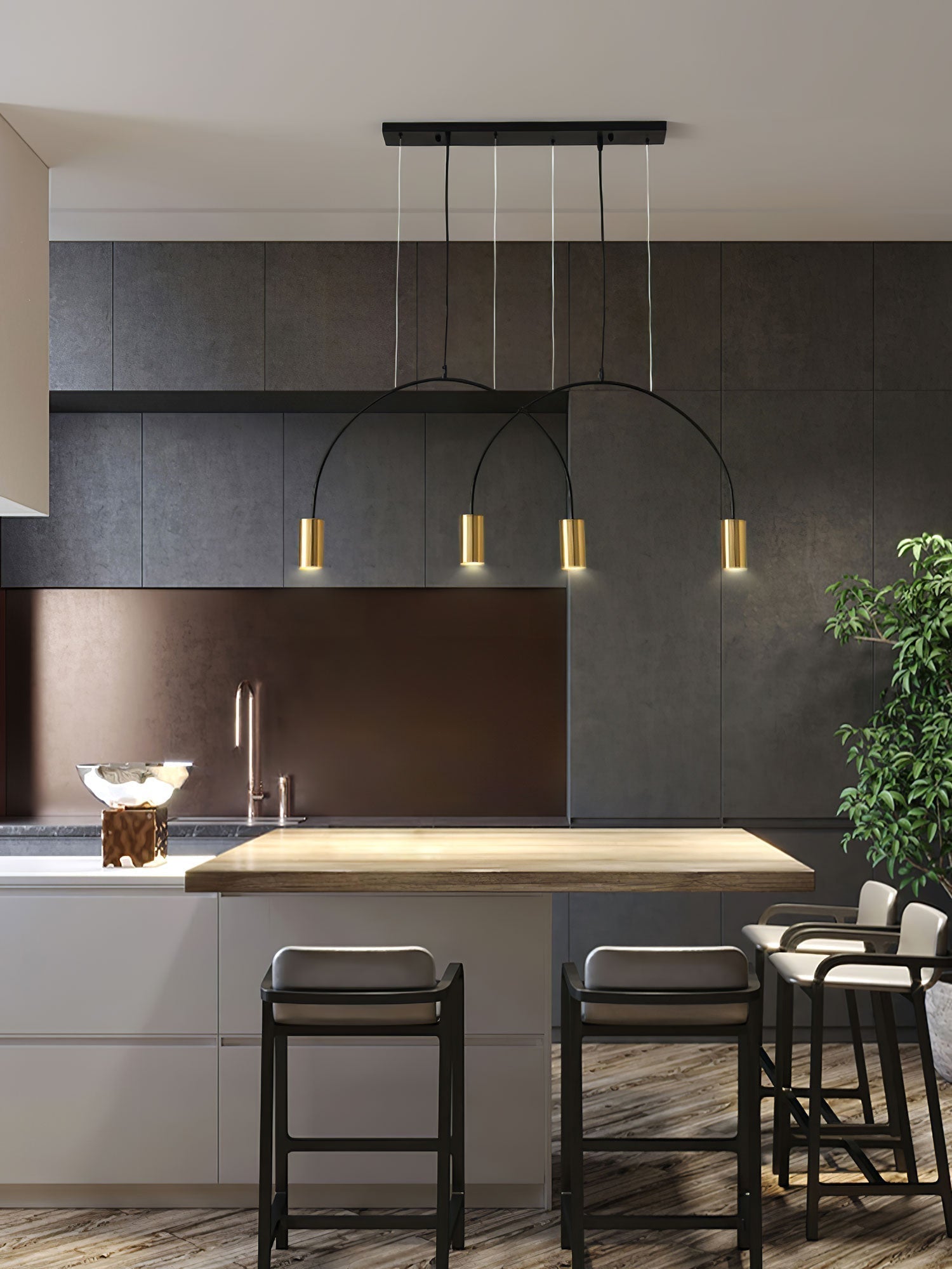 Solara Pendelleuchte Überlappender Zylinder Minimalistisch Esszimmer-Letslighting