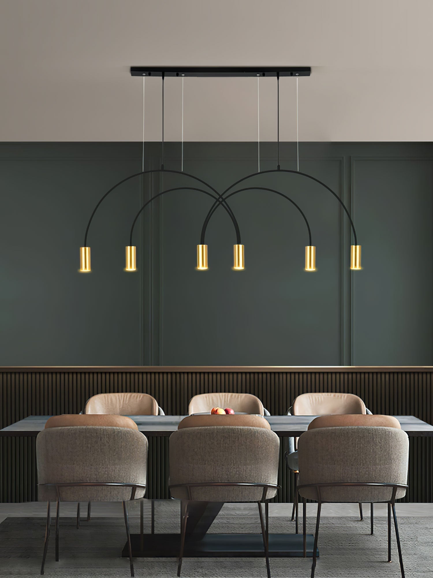Solara Pendelleuchte Überlappender Zylinder Minimalistisch Esszimmer-Letslighting