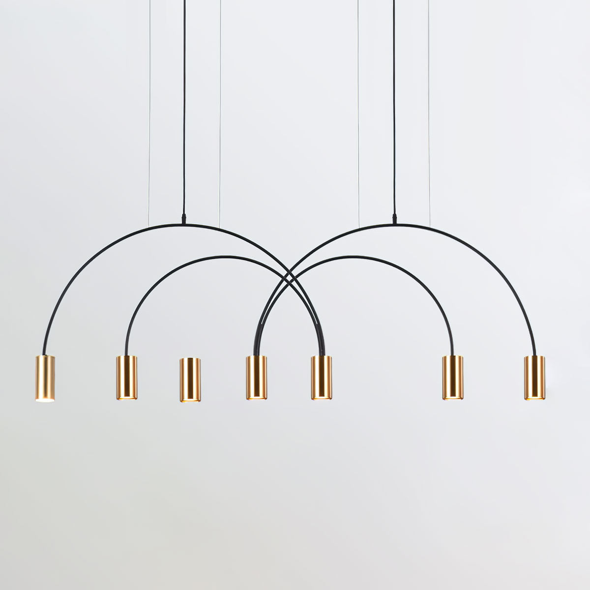 Solara Pendelleuchte Überlappender Zylinder Minimalistisch Esszimmer-Letslighting