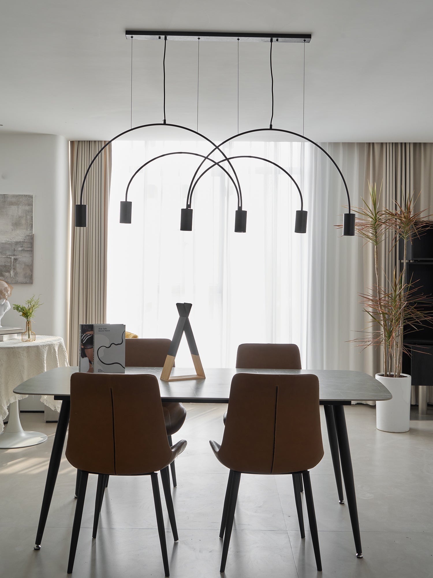 Solara Pendelleuchte Überlappender Zylinder Minimalistisch Esszimmer-Letslighting