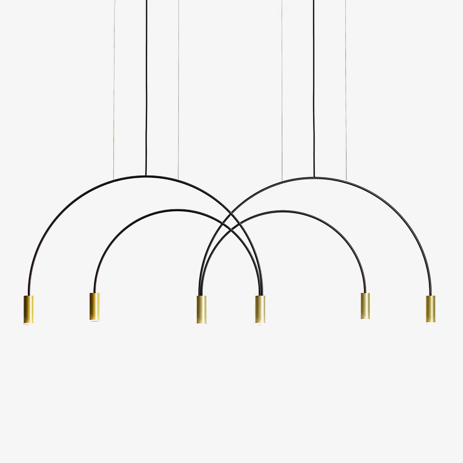Solara Pendelleuchte Überlappender Zylinder Minimalistisch Esszimmer-Letslighting