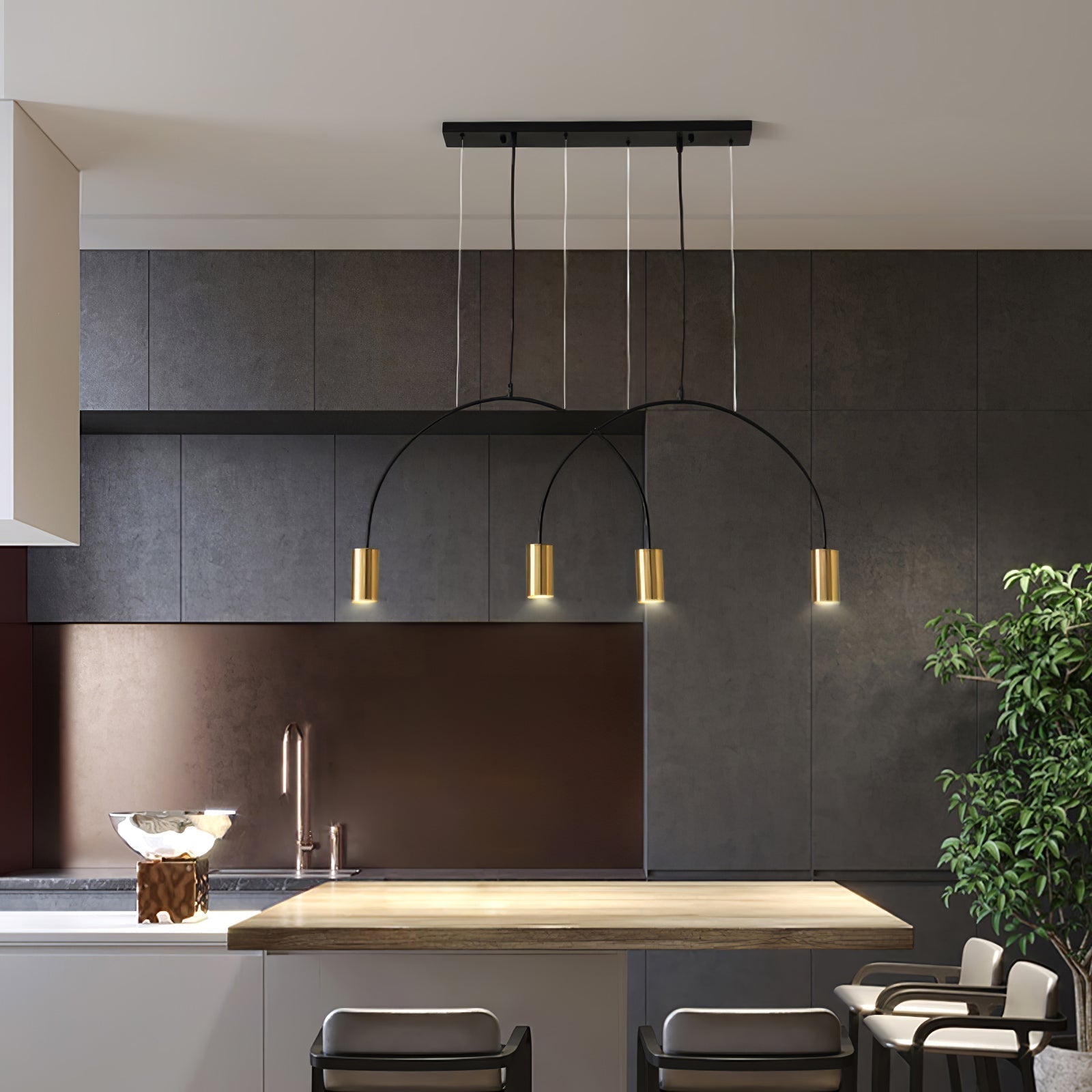 Solara Pendelleuchte Überlappender Zylinder Minimalistisch Esszimmer-Letslighting