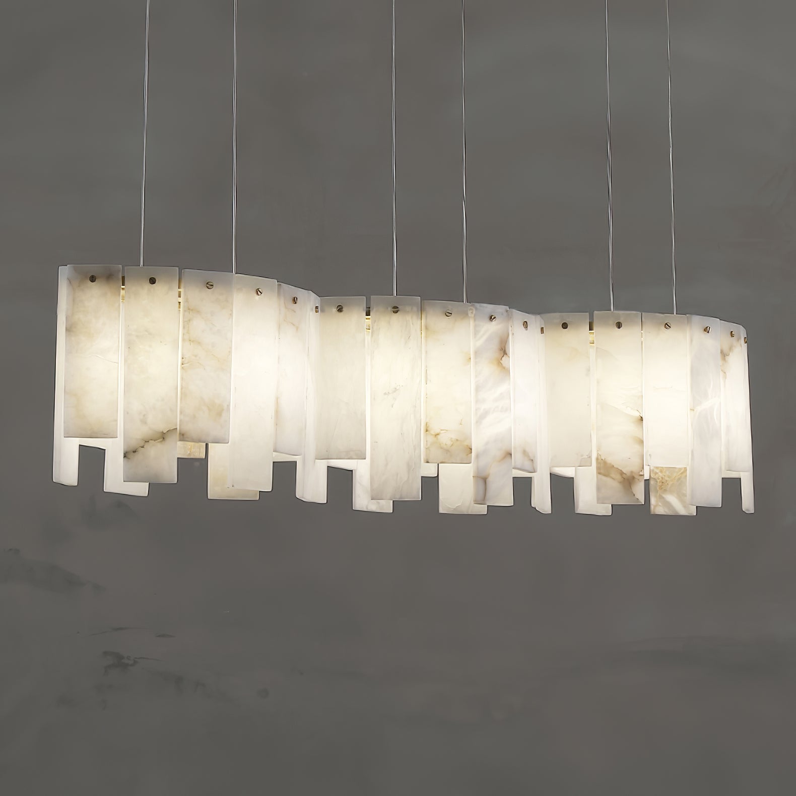 Cavelan Cluster Alabaster Pendant Light - Neutralighting