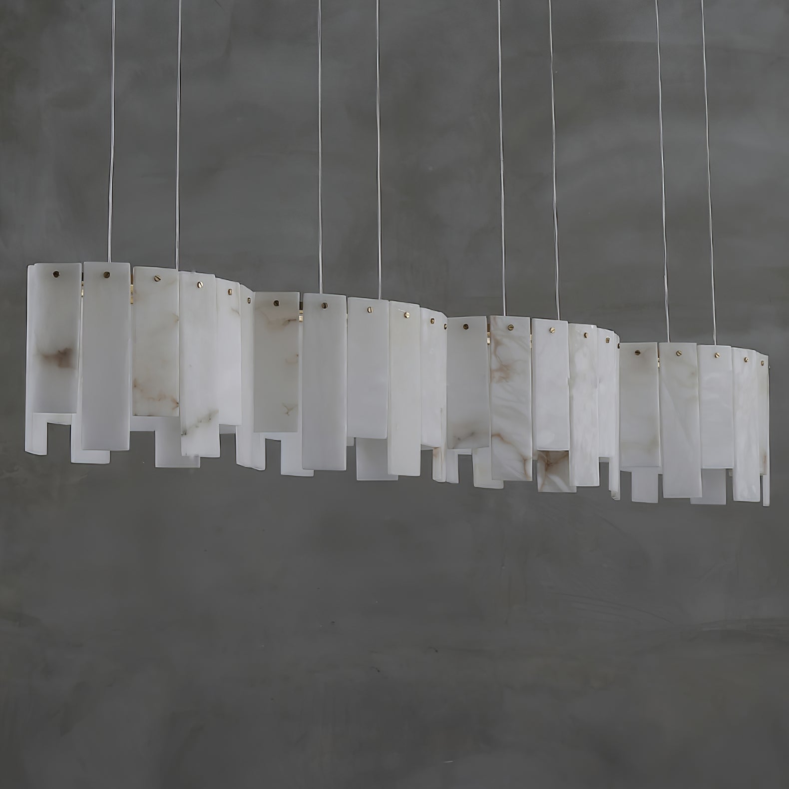 Cavelan Cluster Alabaster Pendant Light - Neutralighting